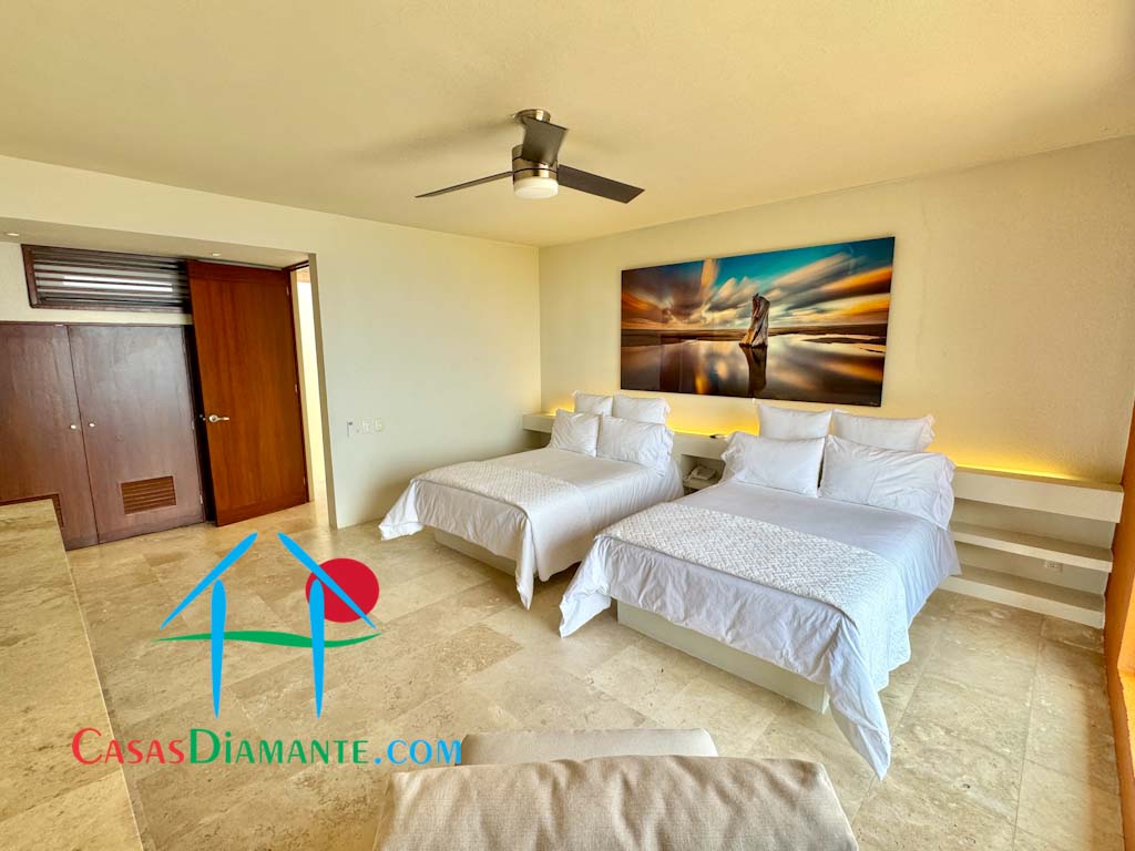 Real Diamante Villas del Sol Villa Turquesa 1 - Recámara tres 5